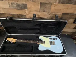 2004 FENDER AMERICAN STANDARD TELECASTER - SONIC BLUE W/OHSC