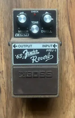 BOSS FRV-1 '63 FENDER REVERB AMP SPRING GUITAR PEDAL COSM