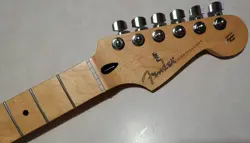 UNPLAYED FENDER PLAYER STRATOCASTER NECK MAPLE NECK LOADED 75TH ANNIVERSARY