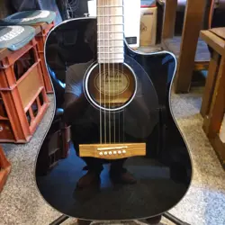 FENDER CD-60SCE BLACK