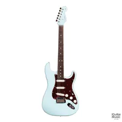 FENDER FSR COLLECTION HYBRID II STRATOCASTER ELECTRIC GUITAR, RW FB, DAPHNE BLUE