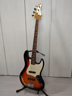 FERNANDES BASS RJB-380 JAZZ WITH FENDER PU MUSICAL INSTRUMENTS