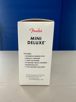 FENDER MINI DELUXE MD-20 TRAVEL PORTABLE ELECTRIC GUITAR AMPLIFIER AMP