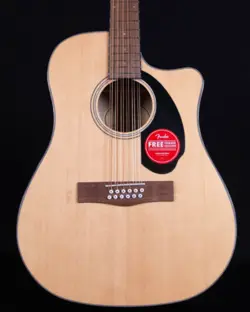FENDER CD-60SCE 12-STRING ACOUSTIC/ELECTRIC, NATURAL