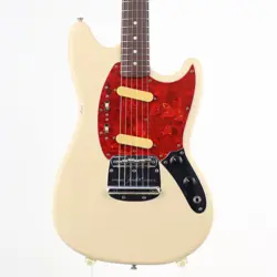 FENDER JAPAN MG66-65 VINTAGE WHITE ELECTRIC GUITAR
