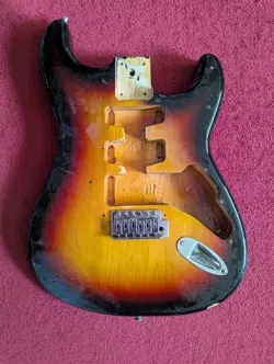 GUITAR BODY. SUNBURST