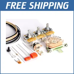 HSS AUTO-SPLIT GUITAR WIRING KIT FOR FENDER STRATOCASTER - ENHANCED TONE CONTROL
