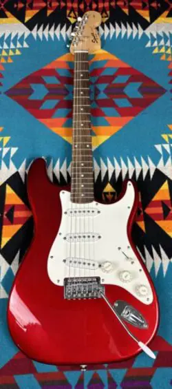 FENDER SQUIER STRAT AFFINITY SERIES ELECTRIC GUITAR CANDY APPLE RED