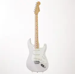 USED FENDER USA / ERIC JOHNSON STRATOCASTER MN WHITE BLONDE 2014 EJ 16664 GUITAR