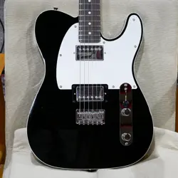 FENDER FSR MIJ HYBRID II TELECASTER CUSTOM HH BLK USED ALDER BODY W/HARD CASE