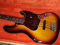 ELECTRIC BASS GUITAR FENDER USA AMERICAN VINTAGE '60 JAZZ SUNBURST S/N V081498