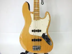 ELECTRIC BASS GUITAR FENDER JB-75 JAZZ NATURAL MADE IN JAPAN SOLD AS IS