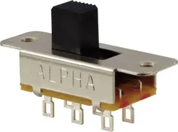 SWITCH - ALPHA SLIDE DPDT REPLACEMENT FOR FENDER  STARTS FROM 170  CAN BE BUNDLE