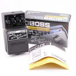 BOSS FDR-1 FENDER DELUXE REVERB AMP EFFECTS PEDAL W/BOX & MANUAL TESTED