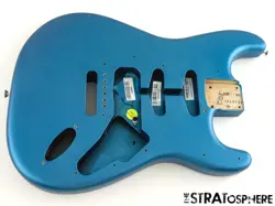 AMERICAN PERFORMER FENDER STRATOCASTER STRAT BODY, USA, SATIN LAKE PLACID BLUE