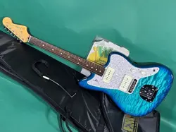 FENDER HYBRID JAZZMASTER QUILTED MAPLE AQUA MARINE MADE IN JAPAN