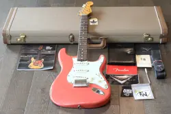 MINTY! 2020 FENDER CUSTOM SHOP 1960 STRAT RELIC REISSUE TAHITIAN CORAL + OHSC