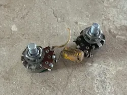 SET 1955 1956 FENDER 250K GUITAR BASS POTS TELECASTER PRECISION ESQUIRE