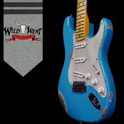 FENDER CUSTOM SHOP LIMITED 1958 STRATOCASTER HEAVY RELIC AGED TAOS TURQUOISE