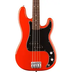 USED FENDER PLAYER II PRECISION BASS ROSEWOOD - CORAL RED