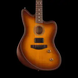 FENDER ACOUSTASONIC STANDARD JAZZMASTER HONEY BURST ACOUSTIC ELECTRIC GUITAR