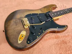 2009 FENDER AMERICAN STANDARD STRATOCASTER GOLD LACE SENSOR 1$ START NO RESERVE