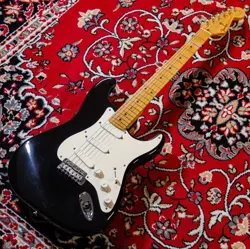 FENDER ERIC CLAPTON STARATOCASTER BLACK 1999 ELECTRIC GUTIAR [AUTH]