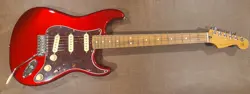 NEW 2025 FENDER STRAT MIM SSS CLASSIC CANDY APPLE RED ROASTED MAPLE PAU FERRO