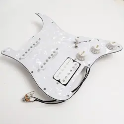 FOR FENDER GUITAR PREWIRED LOADED PICKGUARD SSH ALNICO 5 HUMBUCKER PICKUPS