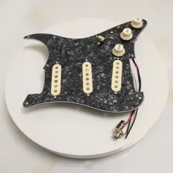 PREWIRED LOADED PICKGUARD WITH SSS ALNICO5 PICKUPS SET FOR FENDER STRAT GUITAR