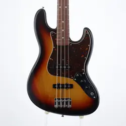 FENDER JAPAN JAZZ BASS JB62-US 3TONE SUNBURST USED 2010-2012 ALDER W/SOFT CASE