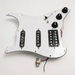 SSH PREWIRED LOADED PICKGUARD SET ALNICO 5 HUMBUCKER PICKUPS FOR FENDER GUITAR