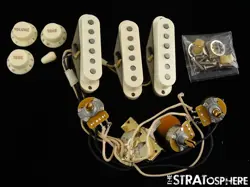 FENDER AV II AMERICAN VINTAGE 1965 STRAT PURE VINTAGE PICKUPS POTS & KNOBS