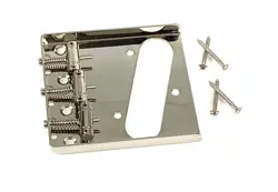 GENUINE FENDER SQUIER CLASSIC VIBE NICKEL BRIDGE VINTAGE TELE 4-SCREW