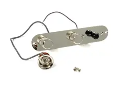 GENUINE FENDER SQUIER CLASSIC VIBE NICKEL JACK FERRULE LOADED CONTROL PLATE TELE