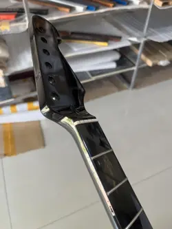 BLACK GLOSS 21FRETS MAPLE ELECTRIC GUITAR NECK SUITABLE FOR FENDER STRAT 25.5IN