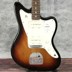 FENDER  JAPAN HYBRID II JAZZMASTER 3-COLOR SUNBURST WITH GIG BAG