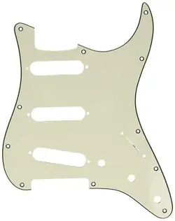 GENUINE FENDER AMERICAN STANDARD STRATOCASTER PICKGUARD, 11-HOLE - PARCHMENT