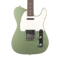 USED FENDER CUSTOM SHOP 1960 TELECASTER JOURNEYMAN RELIC - SAGE GREEN METALLIC
