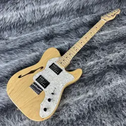USED 2020 FENDER MADE IN JAPAN TRADITIONAL2 70S TELECASTER THINLINE NATURAL W/GB