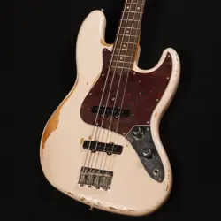 FENDER  FLEA JAZZ BASS ROAD WORN FADED SHELL PINK S/N:MX24109275 ELECTRIC GUITAR