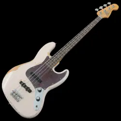 FENDER  FLEA JAZZ BASS ROAD WORN FADED SHELL PINK S/N MX24088447 ELECTRIC GUITAR