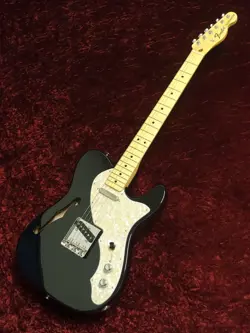 FENDER FSR MADE IN JAPAN TRADITIONAL II 60S TELECASTER THINLINE BLACK W/GIG BAG