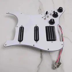 SSH PREWIRED LOADED PICKGUARD HUMBUCKER PICKUPS FOR FENDER STRAT GUITAR