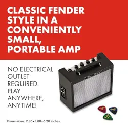GUITAR AMP BLACK