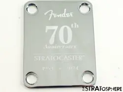 FENDER 70TH ANNIVERSARY AMERICAN VINTAGE AV II 1954 STRAT NECK PLATE