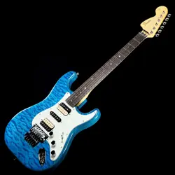 NEW FENDER / MICHIYA HARUHATA STRATOCASTER CARIBBEAN BLUE TRANS S/N: JD24030872