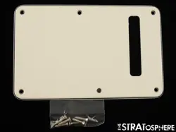FENDER AMERICAN PERFORMER TIMBER STRATOCASTER STRAT TREMOLO BACK COVER, PARCH