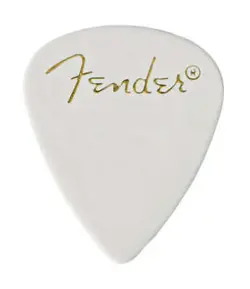 FENDER HEAVY WHITE PACK 12 PICKS