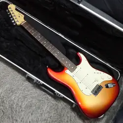 FENDER AMERICAN DELUXE STRATOCASTER RW SUNSET METALLIC USA 2011 ELECTRIC GUITAR